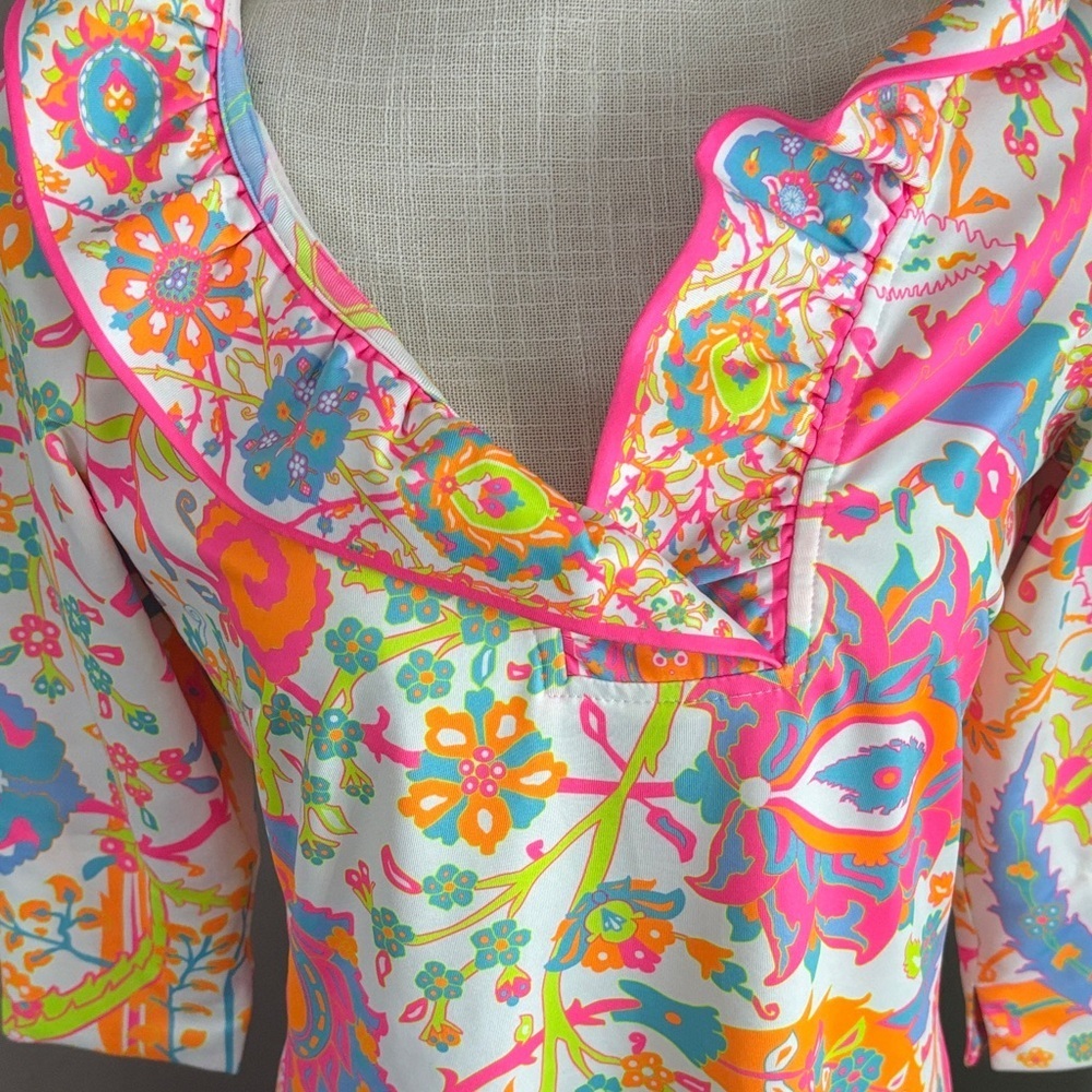 Gretchen Scott Designs Vibrant Floral Mini Dress - Picture 3 of 9